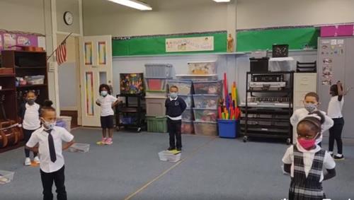 Kindergarteners Music Class